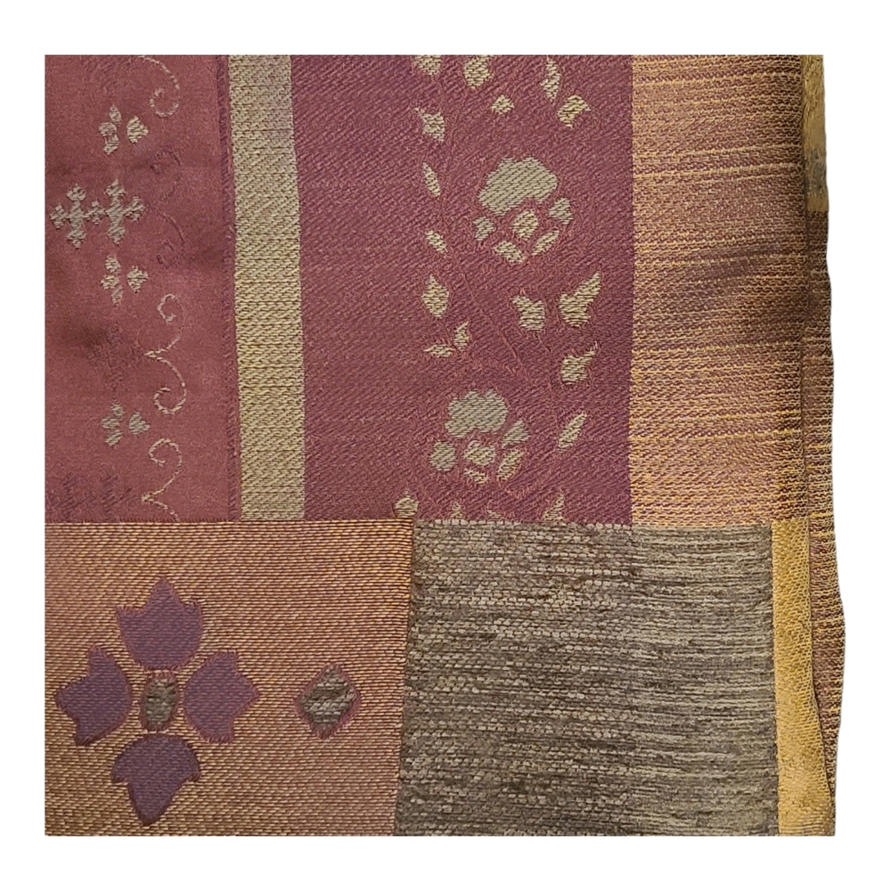 RARE Vintage Croscill Home Lined Curtain Panel Pair 86" x 40"